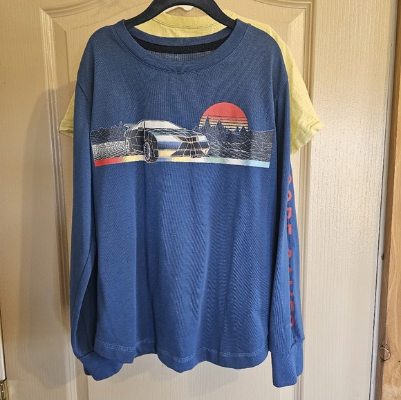 FREE W any purchase over $8! LOT of 2 size 10 boys shirts one Joe Fresh - Picture 5 of 7